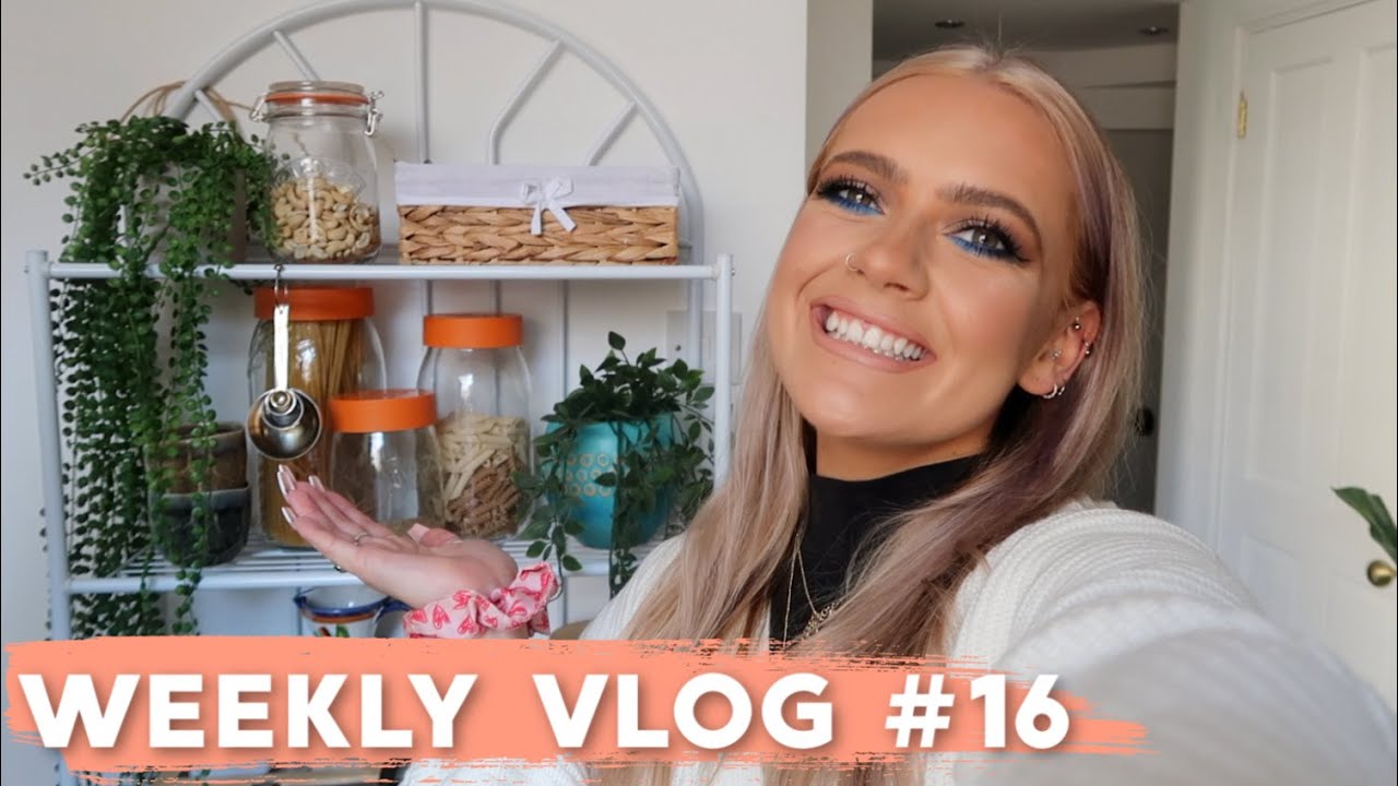 WEEKLY VLOG #16 | DECORATING MY KITCHEN, I CUT TIM'S HAIR, GYMWEAR & LOTS OF FOOD! | EmmasRectangle