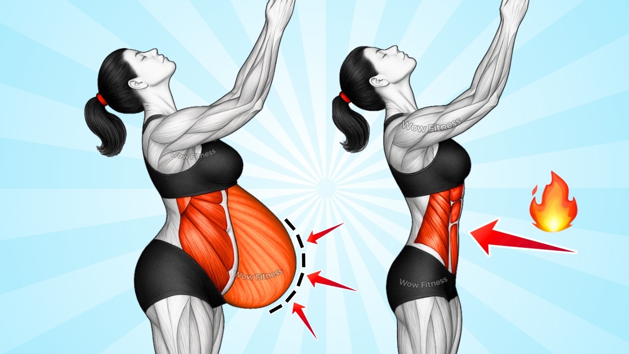 🔥Melt Flabby Stomach🔥Results in 2 Week➜30 Minute Standing Exercises To Lose Belly Fat IN 2026