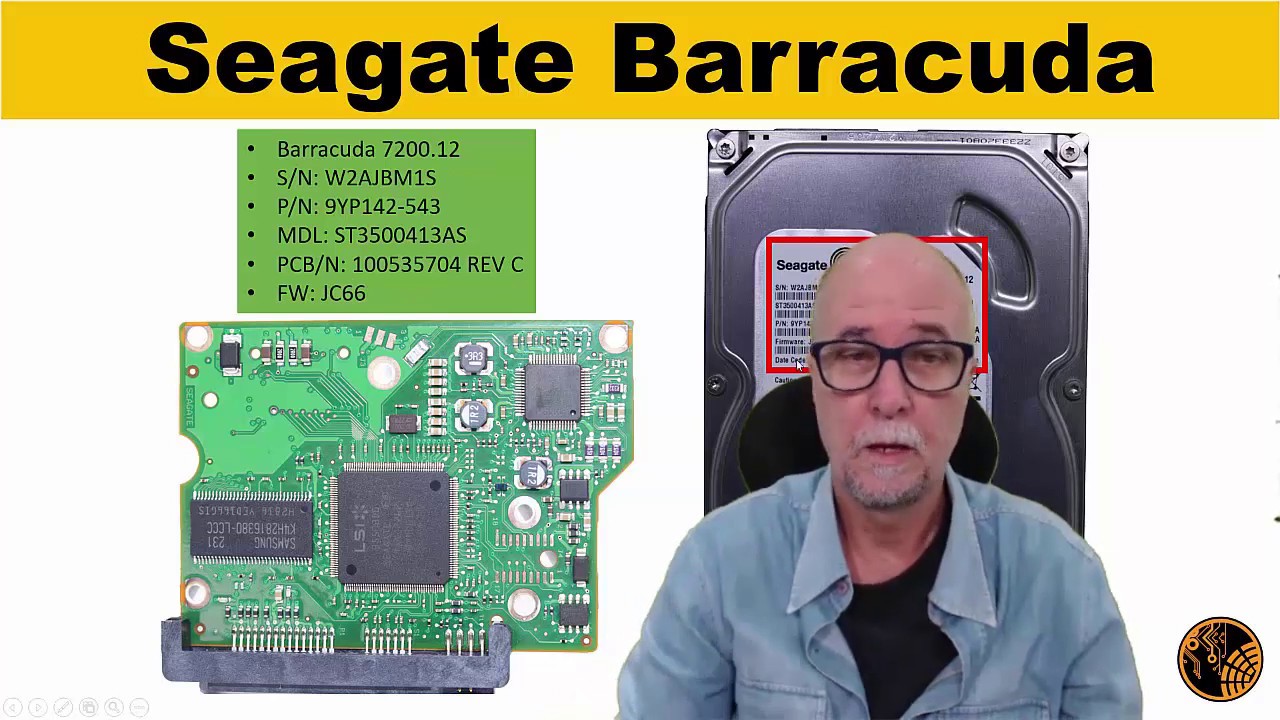 Controladora Seagate Barracuda 7200.12