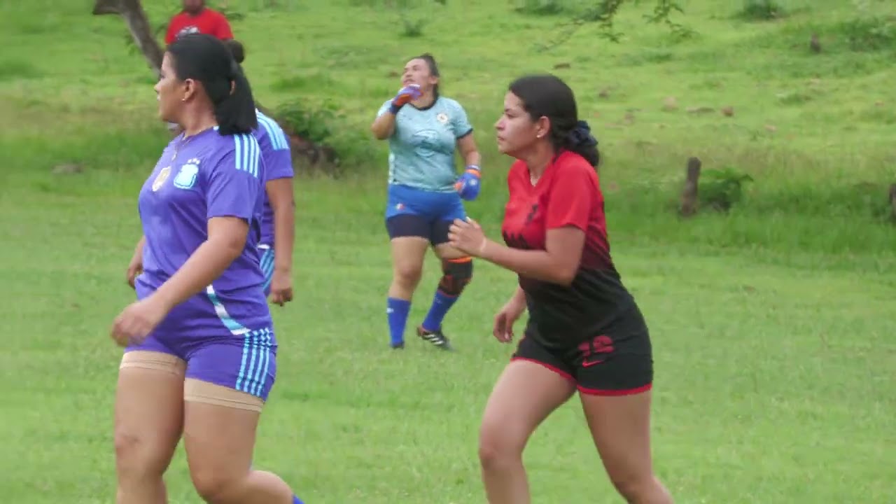 1r tiempo parte 1, Amiguis vrs Ilobasco Agua zarca .amistosos del futbol femenino de canton. 