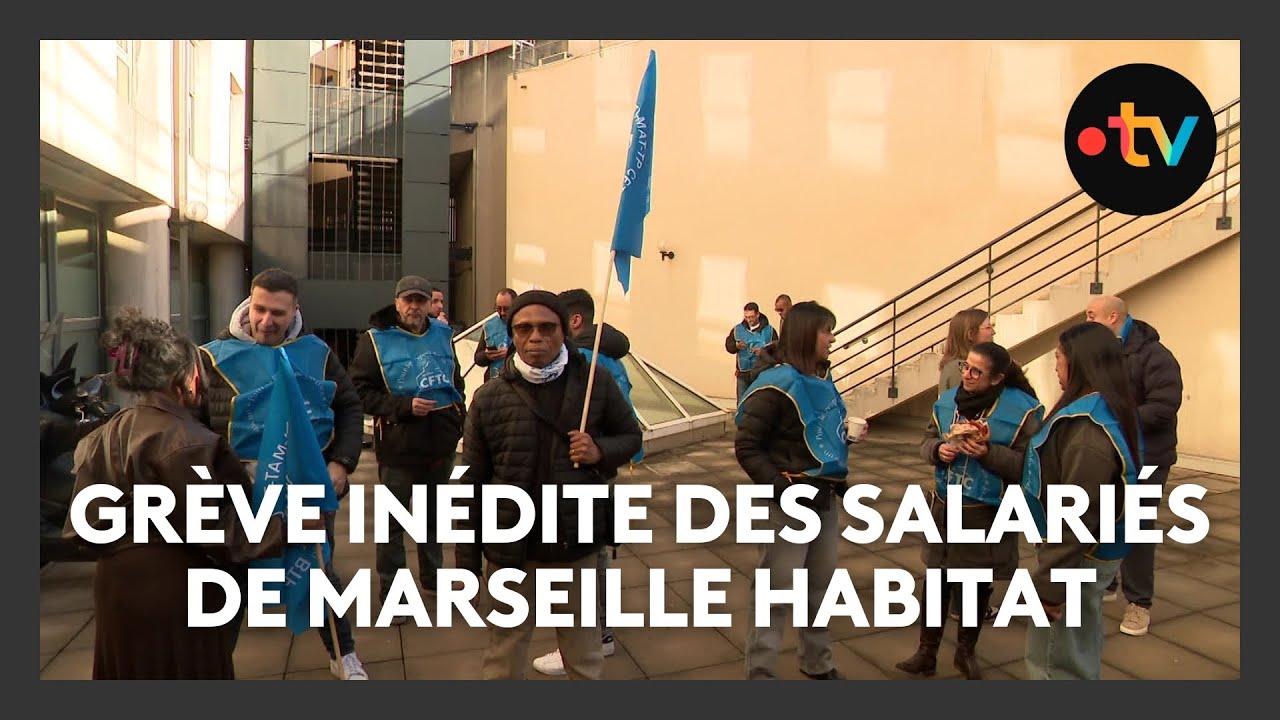 Mouvement social inédit chez les salariés de Marseille Habitat
