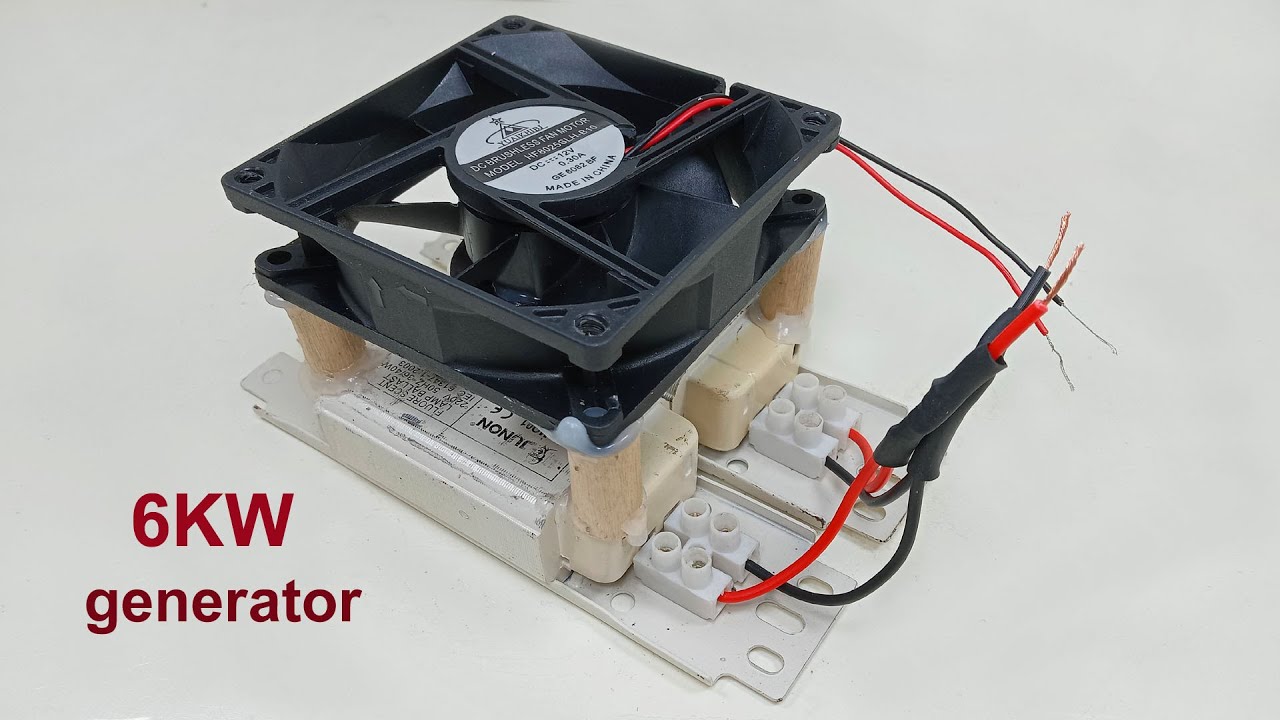 This Simple Trick Powers a Light Bulb 240V Free Energy generator