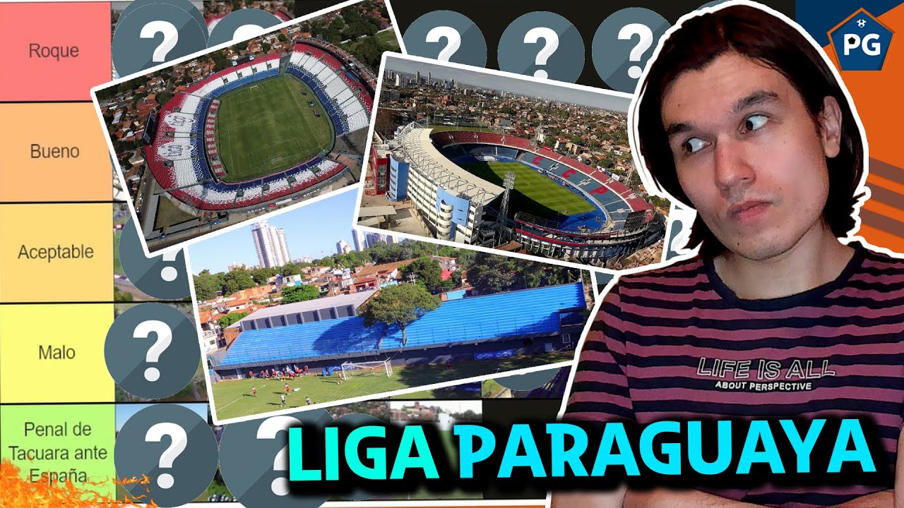 TIERMAKER PEORES y MEJORES ESTADIOS de la LIGA PARAGUAYA 2022