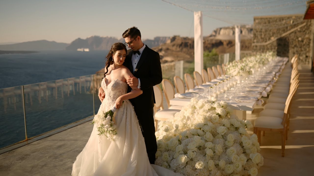 Greek wedding trailer | Santorini wedding venues | Wedding Videography Santorini | K&J wedding