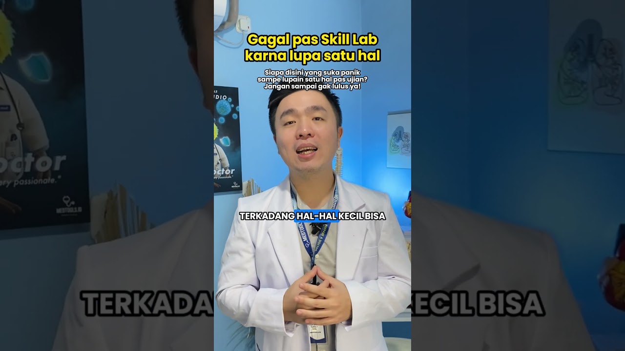 Ketika Mahasiswa FK Panik pas Skill Lab Injeksi depan Dosen