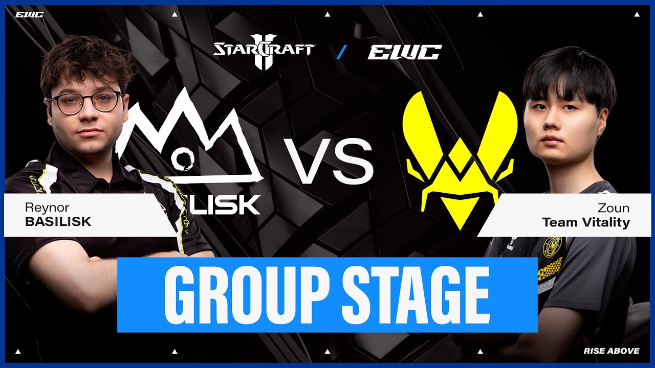 Reynor vs Zoun | StarCraft II at EWC 25 - Day 3 - Group Stage