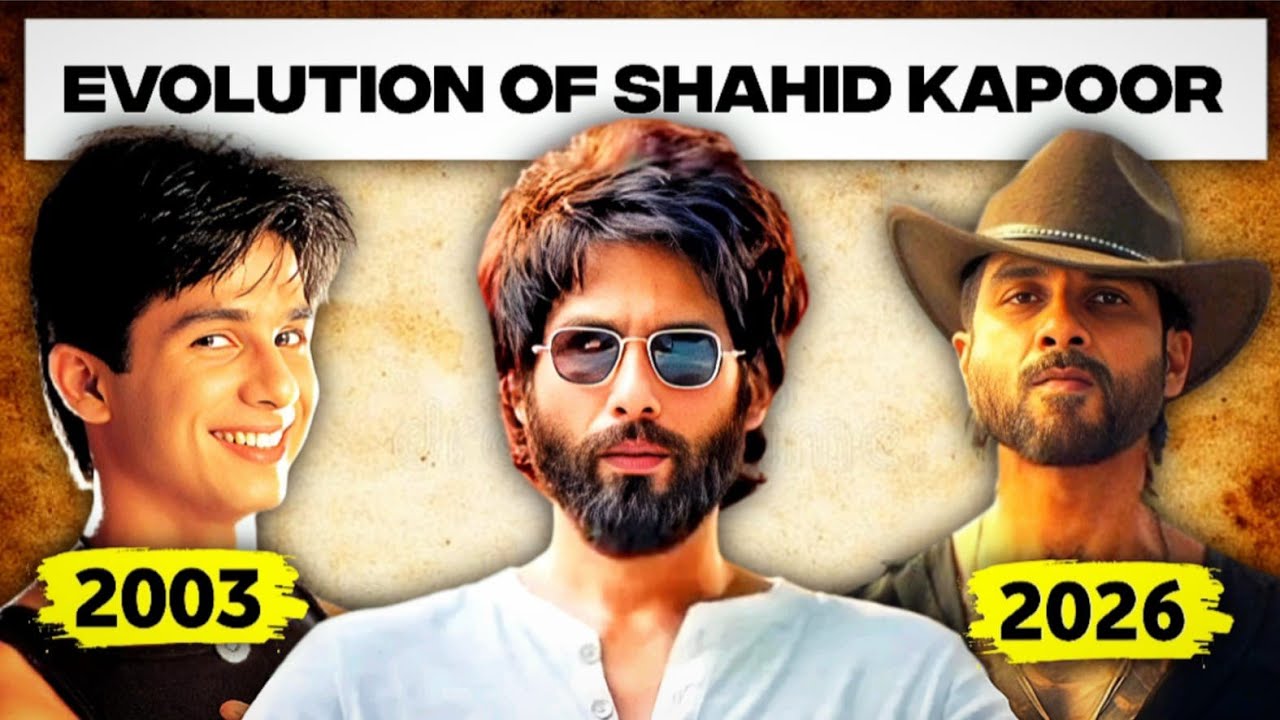 Evolution of Shahid Kapoor ( 2003 to 2026 ) 