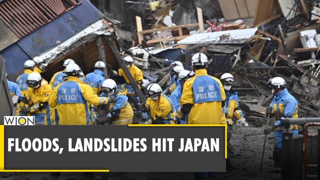 Millions urged to seek shelter as floods and landslides hit Japan | Rescue efforts underway | WION