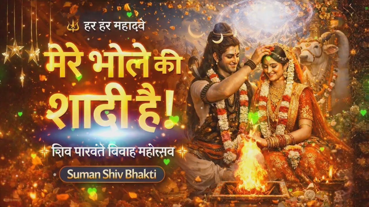 मेरे भोले की शादी | Shiv Parvati Wedding Song | Mahashivratri 2026 Special | Superhit Shiv Bhajan