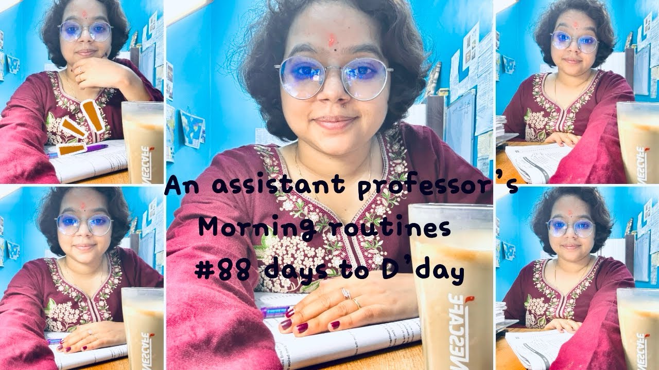An assistant professor’s morning routine🧿🦋 || 88 days left D’day 📚