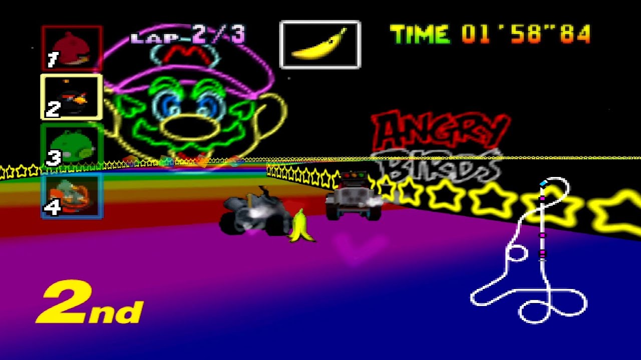 Mario Kart 64 - Angry Birds Kart 64 // Special Cup (150cc) - 100% Walkthrough