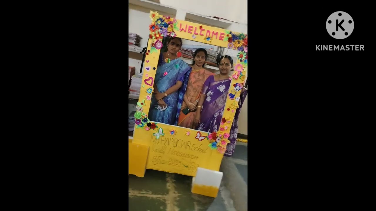 #$&Mjpapbcwr school girls narsaraopeta #school inspection #@