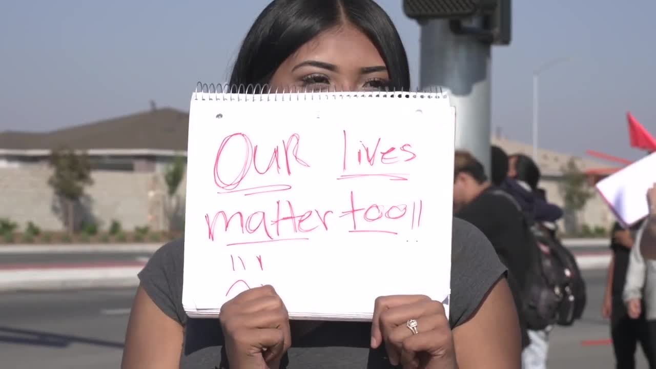 Student Protest takes place at Del Oro High School