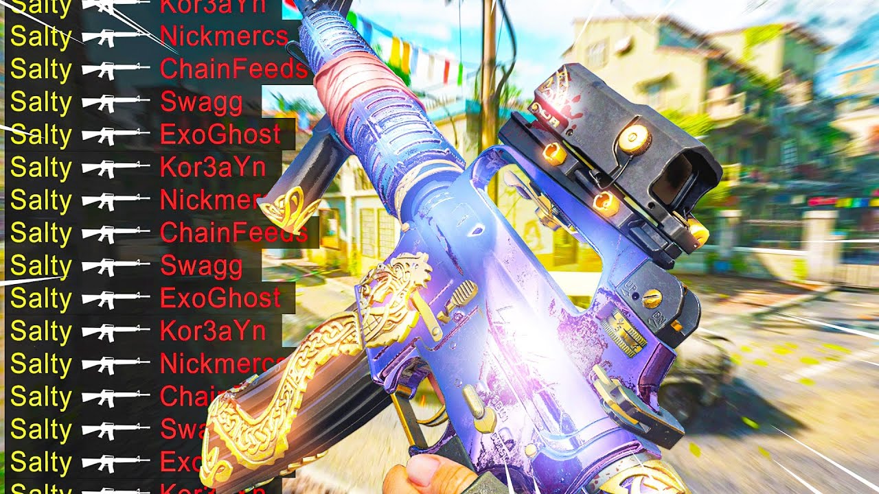 MAX DAMAGE and ONE BURST "M16" in Cold War! (Best M16 Class Setup)