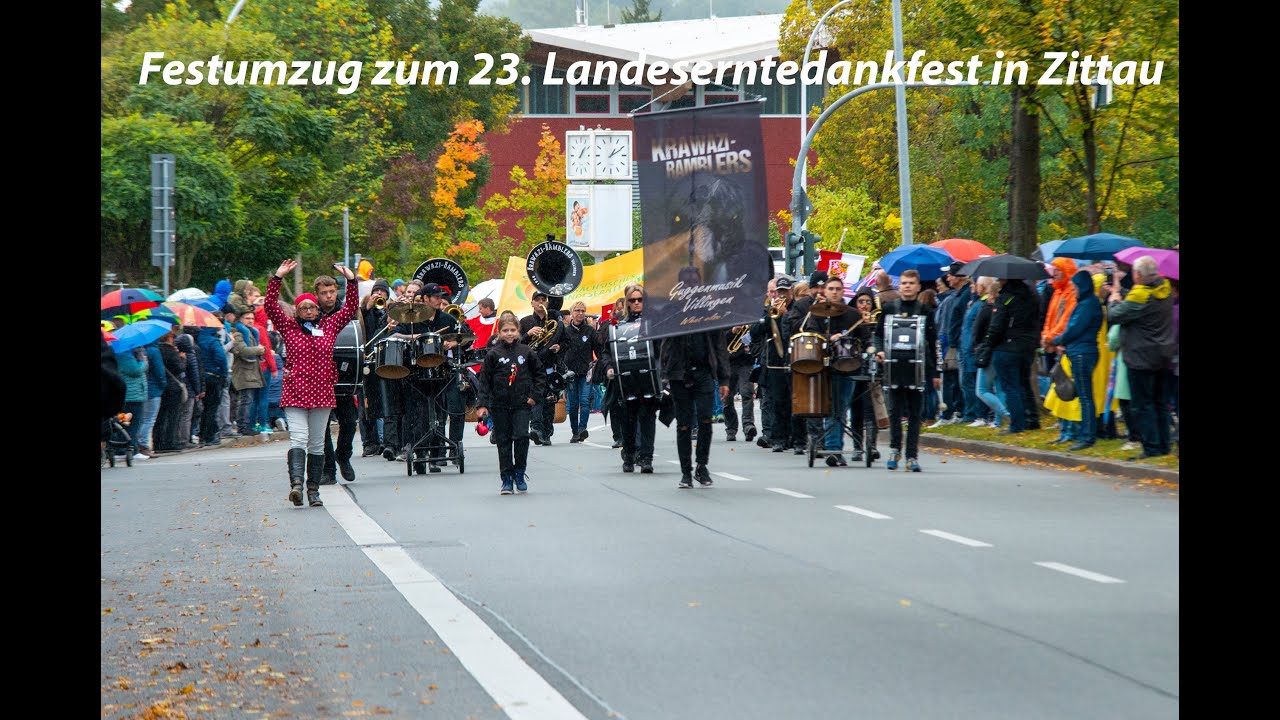 Zittau: Festumzug zum 23. Sächsischen Landeserntedankfest (In voller Länge)
