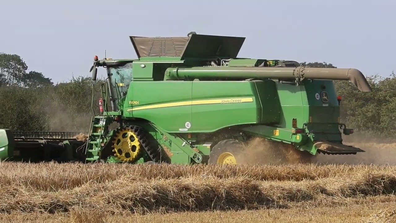 2 JD combines Seething Norfolk.