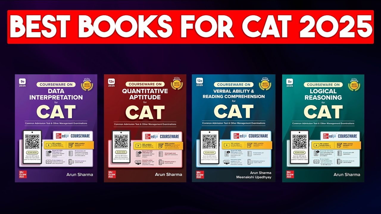 Best Books for CAT by Arun Sharma , now converted to Courseware!