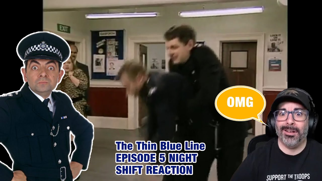 American Reacts to the Thin Blue Line Series 1 Episode 5 Night Shift