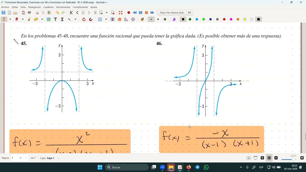 Funciones con Valor Absoluto 18 3 2026