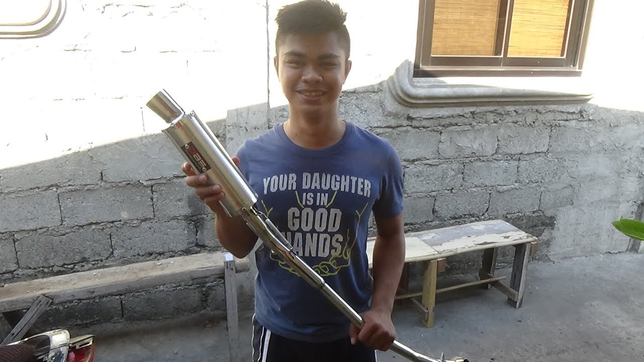 dbs exhaust (honda wave 100) ordered from Lazada (link is in the description below)