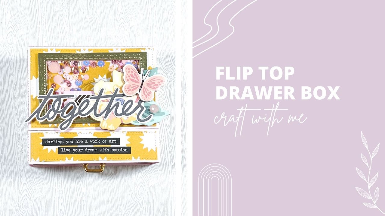Коробка-ящик Top Flip Drawer — Craft With Me ✨ #scrapdivadesigns @ScrapDiva29