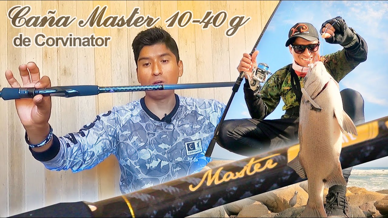 Una CAÑA liviana y potente MASTER 2.0 ML /CORVINATOR/ 2.79m/10-40g: test con capturas chita lenguado