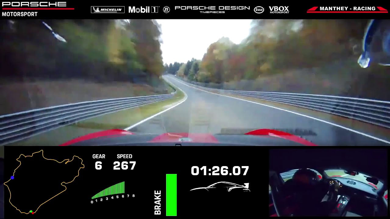 N&uuml;rburgring Nordschleife Rekord 6:40 Porsche 911 GT2 RS MR Manthey Racing