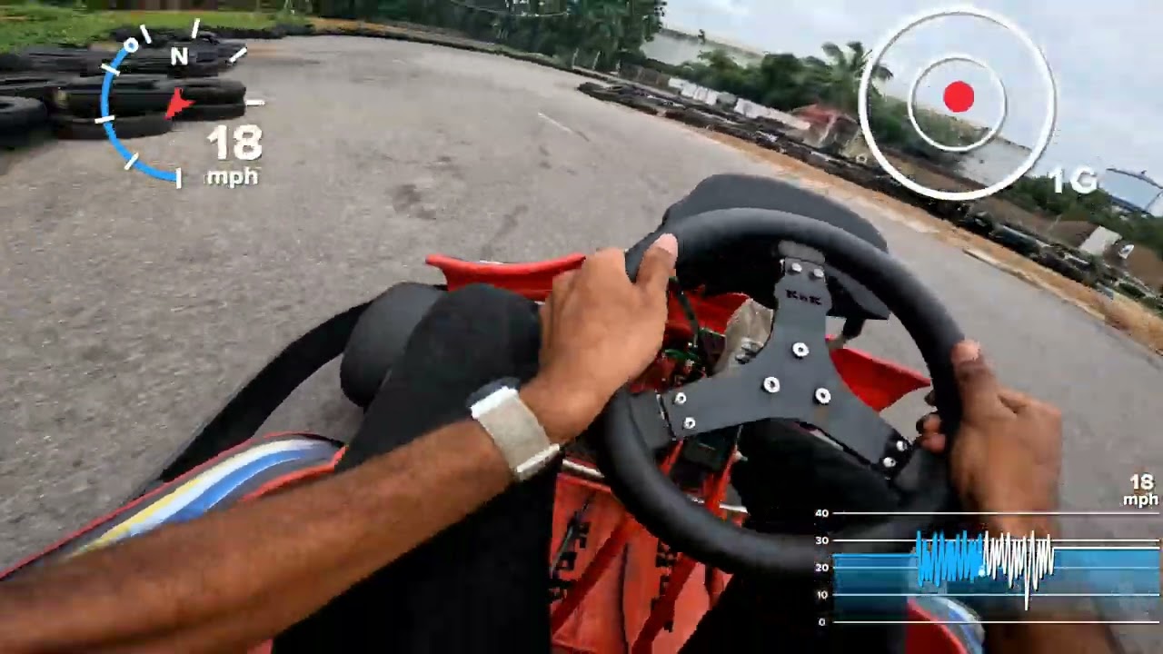 GoKarting at OKOS racing in Gandipet, Hyderabad #gopro #hyderabad