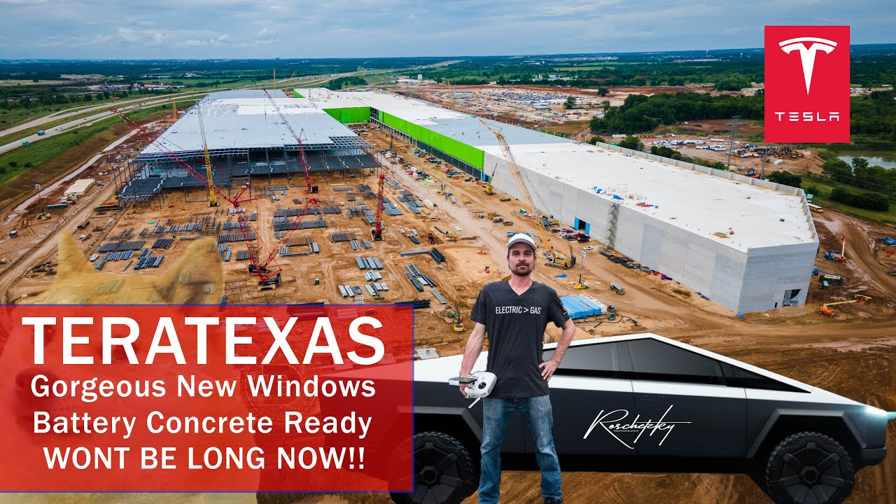 #ElonMusk #Tesla #TeraTexas #GigaTexas Drone Update - Another Busy Day of Construction