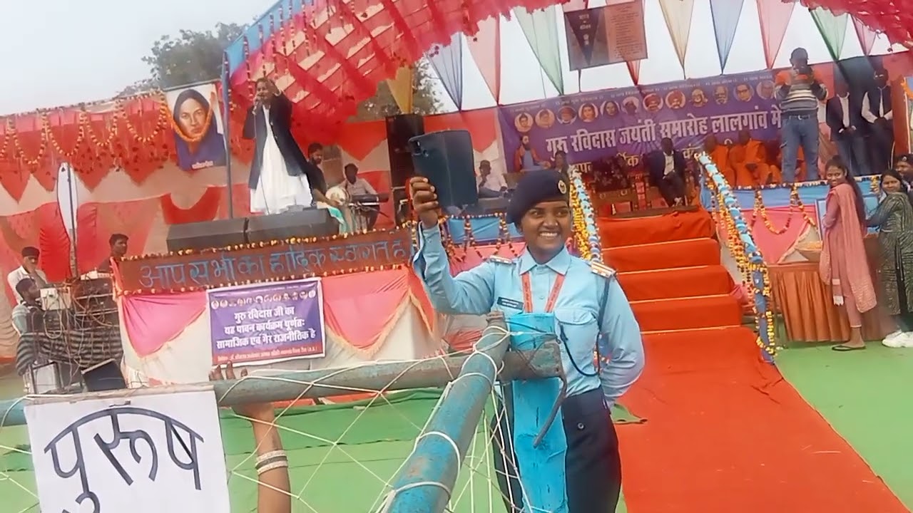 * निशा बौद्ध अंतरराष्ट्रीय. रीवा के लाल गांव में संत शिरोमणि रविदास की जयंती पर आई*