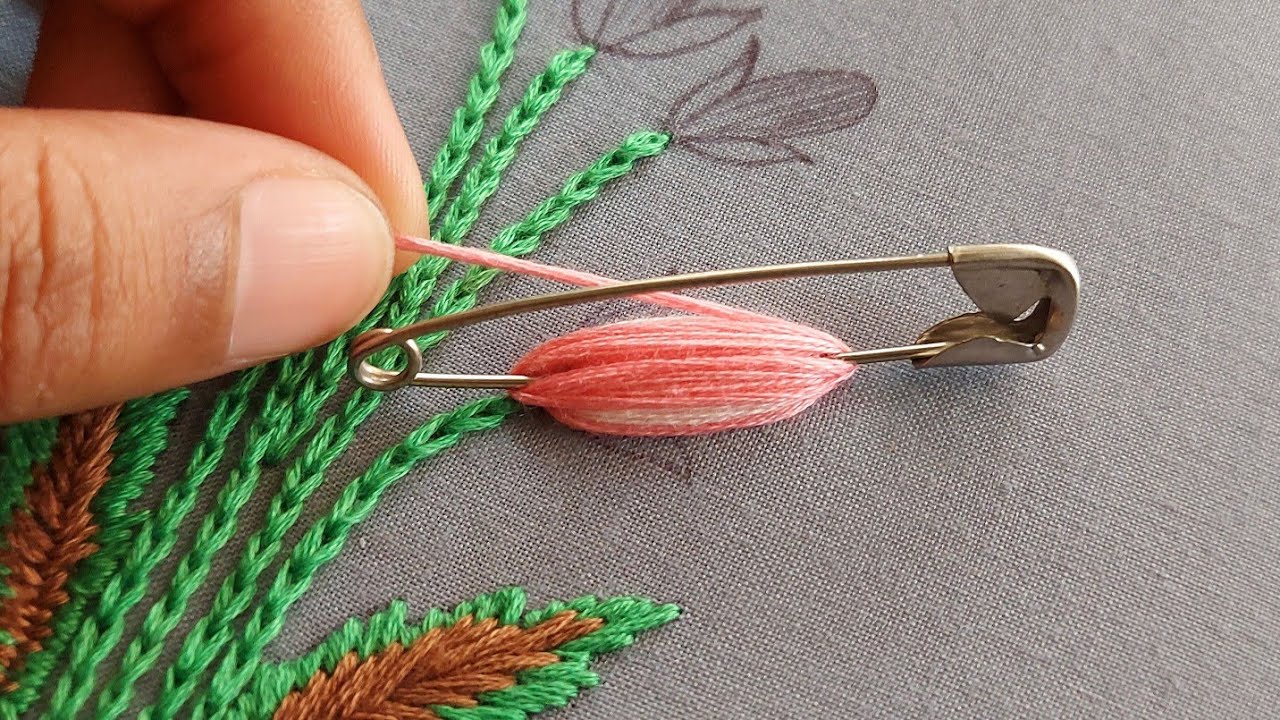 Beautiful 🌼🌸🌻🌹 buds with safety pin 🧷🧷🧷|superrrrrrrr easy flower buds