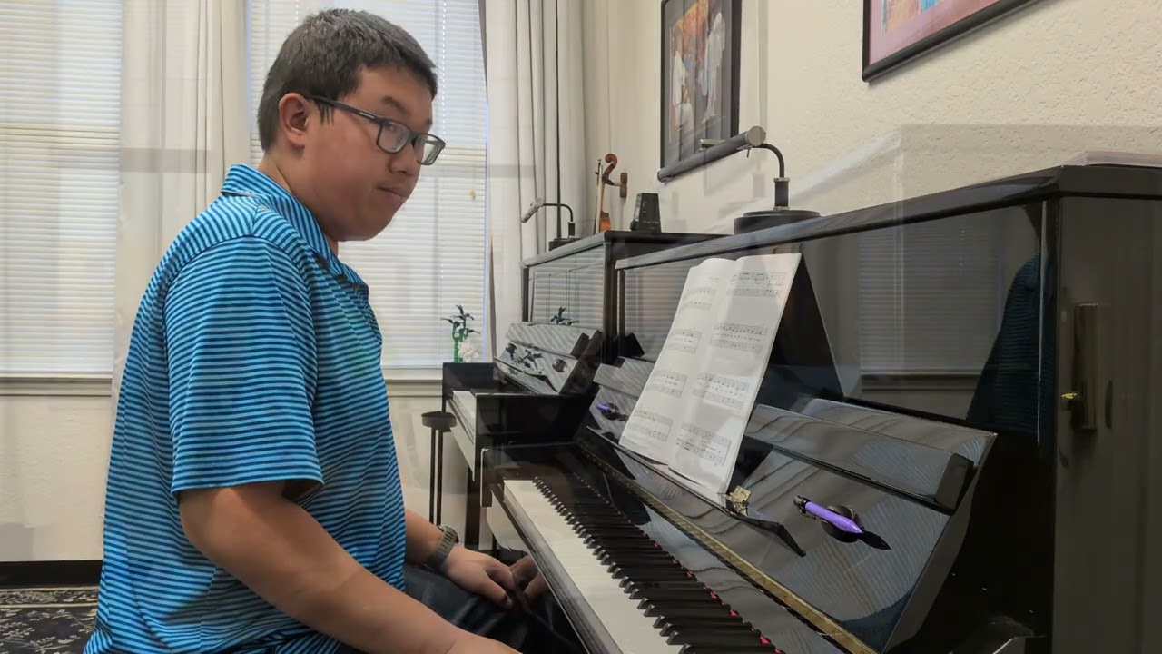 Maxwell Plays an RCM Preparatory B Recital