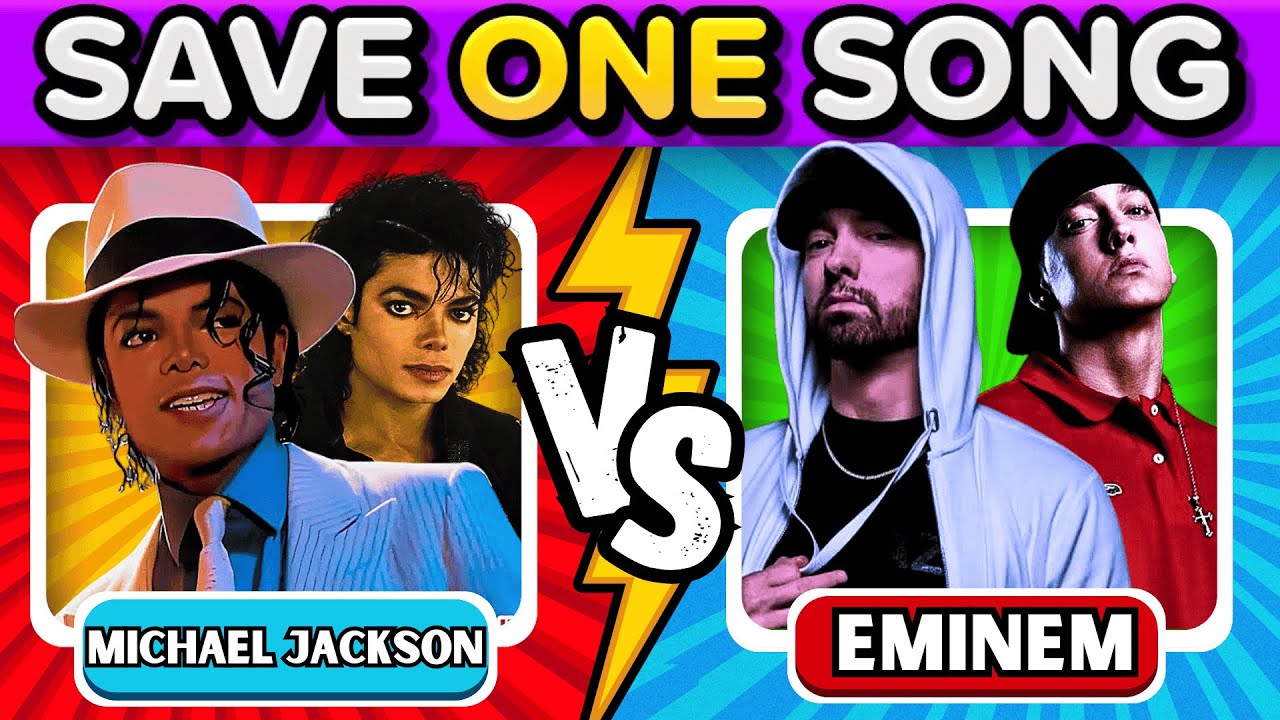 Michael Jackson vs Eminem Songs | Guess The Song Challenge (By Trande)