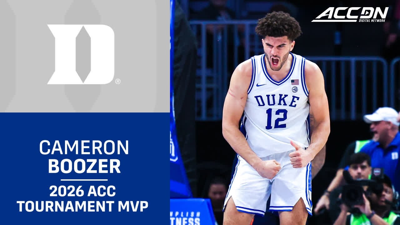 Duke's Cameron Boozer Named 2026 ACC Tournament MVP