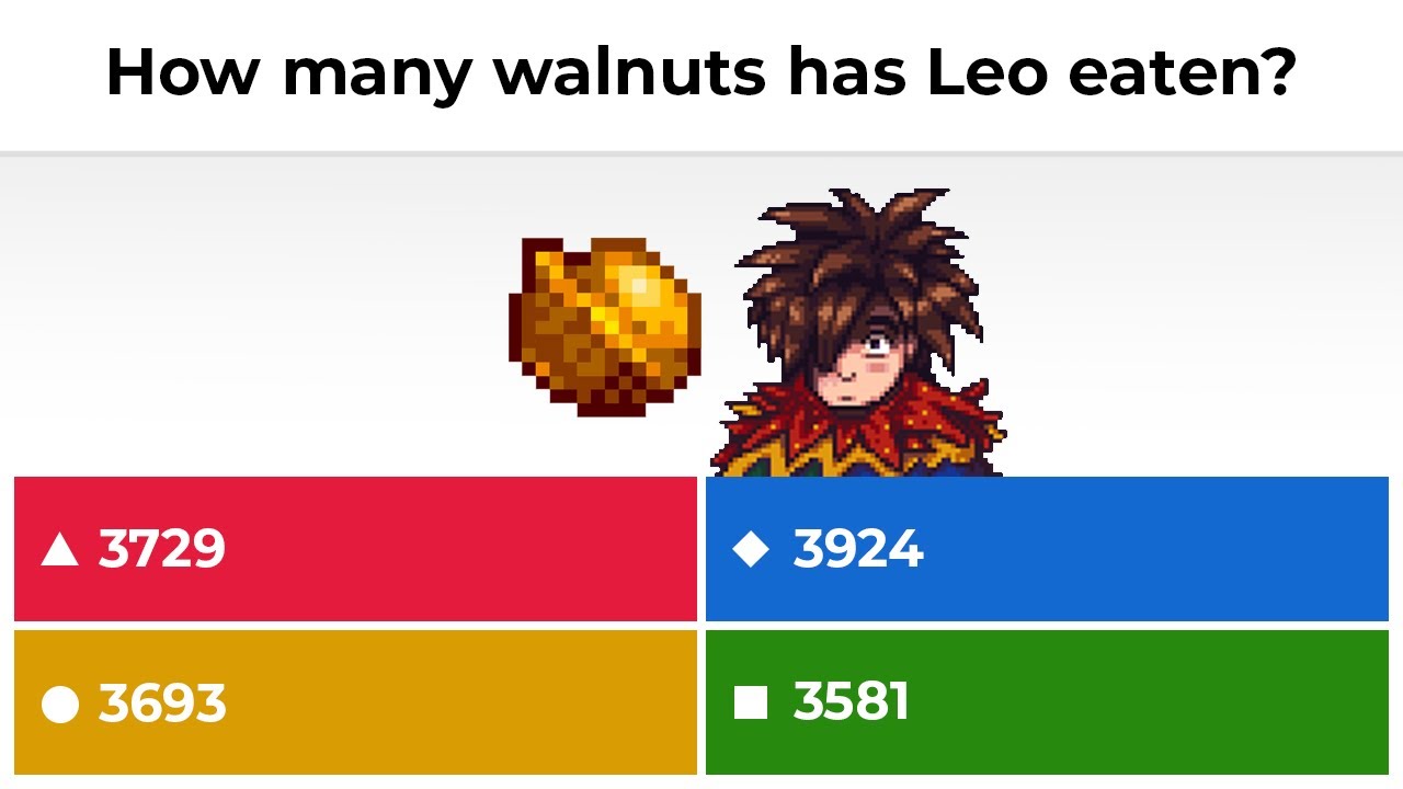 Stardew Valley Kahoot от Haboo — НЕПОБЕДИМЫЙ
