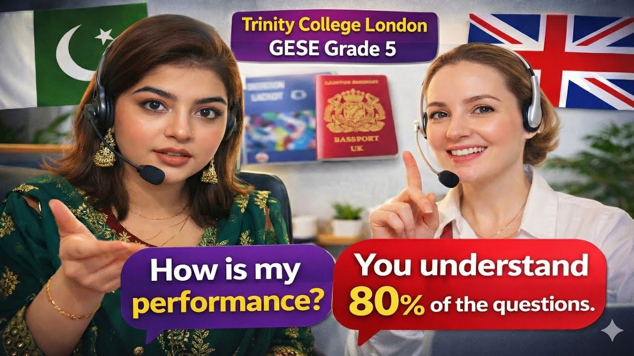 B1 English Test (GESE Grade 5) | SELT British Citizenship| Trinity College London ILR UK