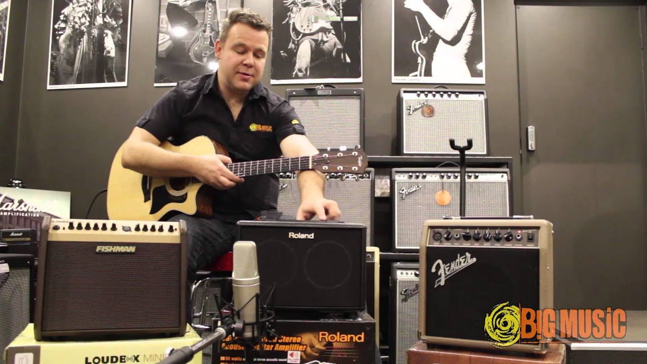 Fishman Loudbox Mini v Roland AC33 v Fender Acoustasonic 15 | Product Shootout