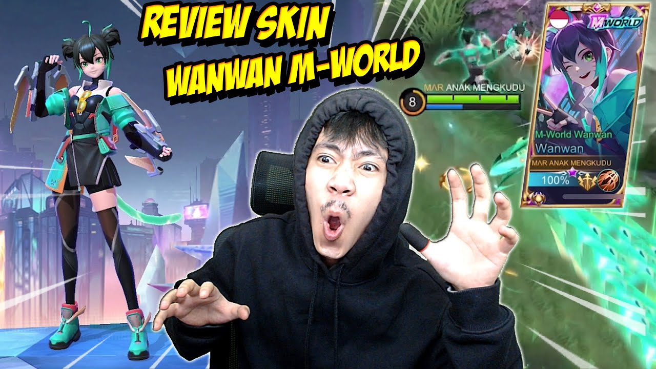 REVIEW SKIN M-WORLD WANWAN LEBIH KEREN DARI SKIN NORMAL - Mobile legends