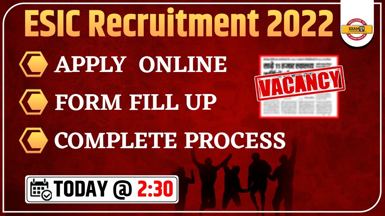 ESIC MTS Online Form 2022 &brvbar; How to Fill ESIC UDC Online Form 2022 &brvbar; Exampur Banking Classes
