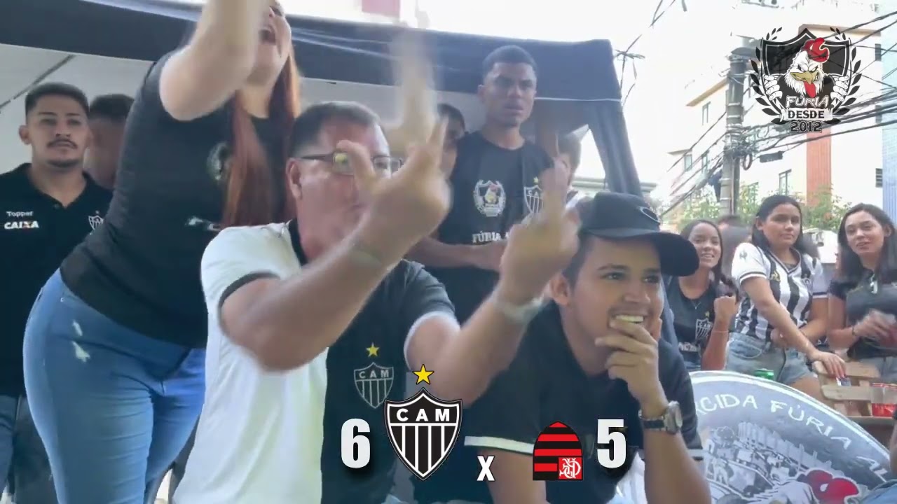 Reação da Torcida Fúria Alvinegra - Cobranças de Pênaltis - GALO x Flamengo - Supercopa 2022