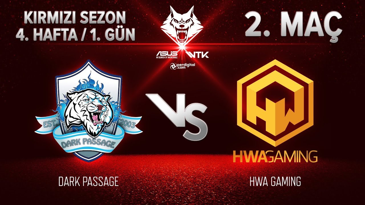 HWA GAMING VS DARK PASSAGE l ASUS WOLFTEAM LİGİ 4. HAFTA 1. G&Uuml;N MA&Ccedil;LARI