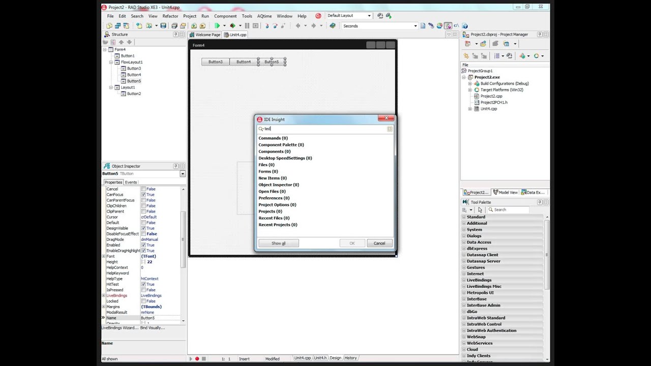 January 2, 2013 - Using C++ FireMonkey Anchors and Layouts