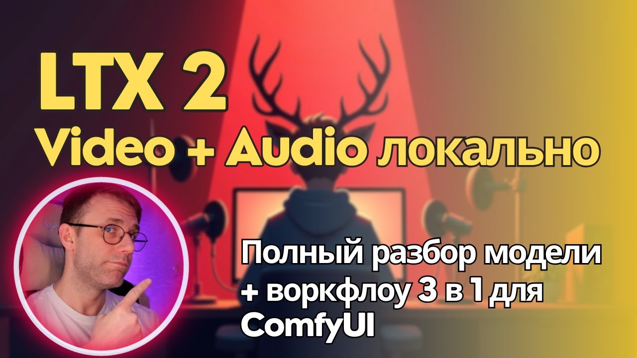LTX 2 - создаем видео со звуком локально в ComfyUI. Полный обзор модели и ее возможностей