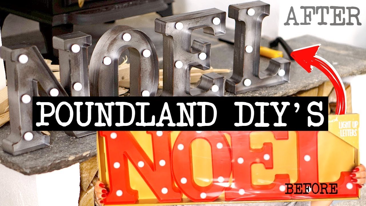 4x POUNDLAND CHRISTMAS DIY'S | EASY POUNDLAND DECOR 2018