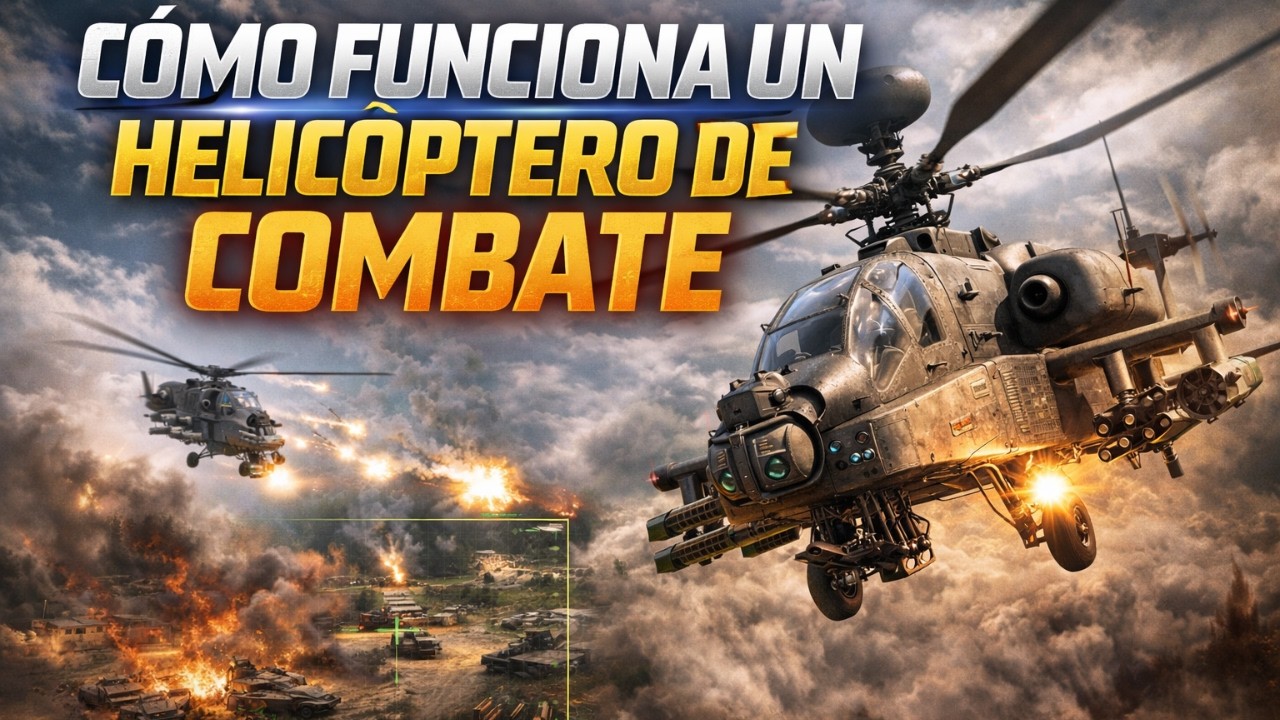 🚁 Así Funciona un Helicóptero de Combate (La Máquina de Guerra que Destruye Tanques)