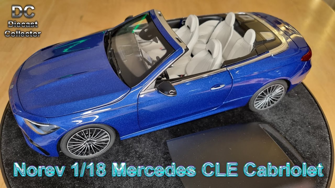 New and Improved Norev - Mercedes Benz CLE Cabriolet - 1/18 Diecast