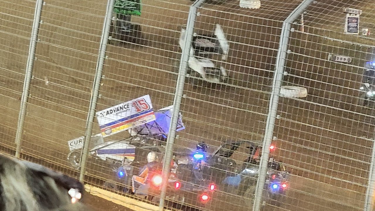 World of Outlaws World Finals Charlotte Heat Race Highlights Friday 11/7/25
