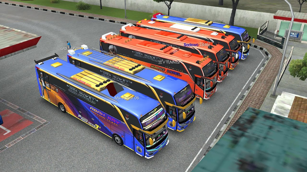 Mabar Konvoi Bussid Malam Jumat // Sniper Class Abah Kay // Bus Simulator Indonesia