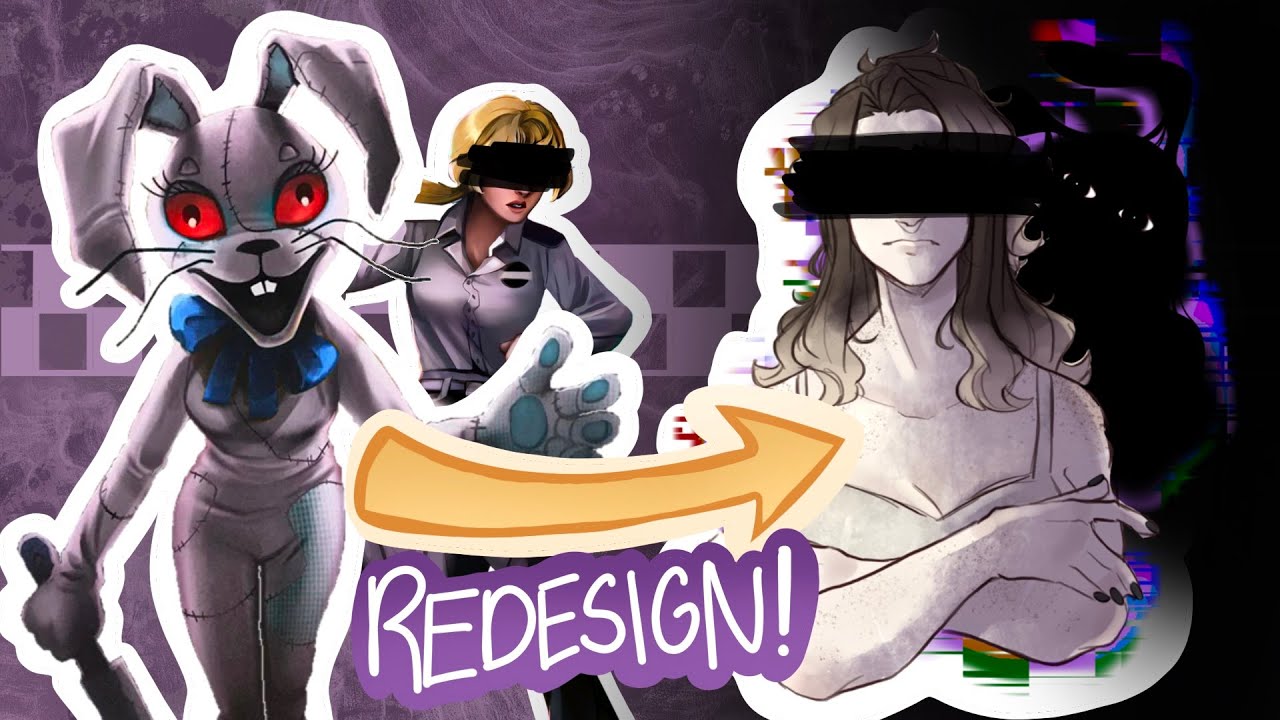 talking about + redesigning vanny ☆ || speedpaint + commentary