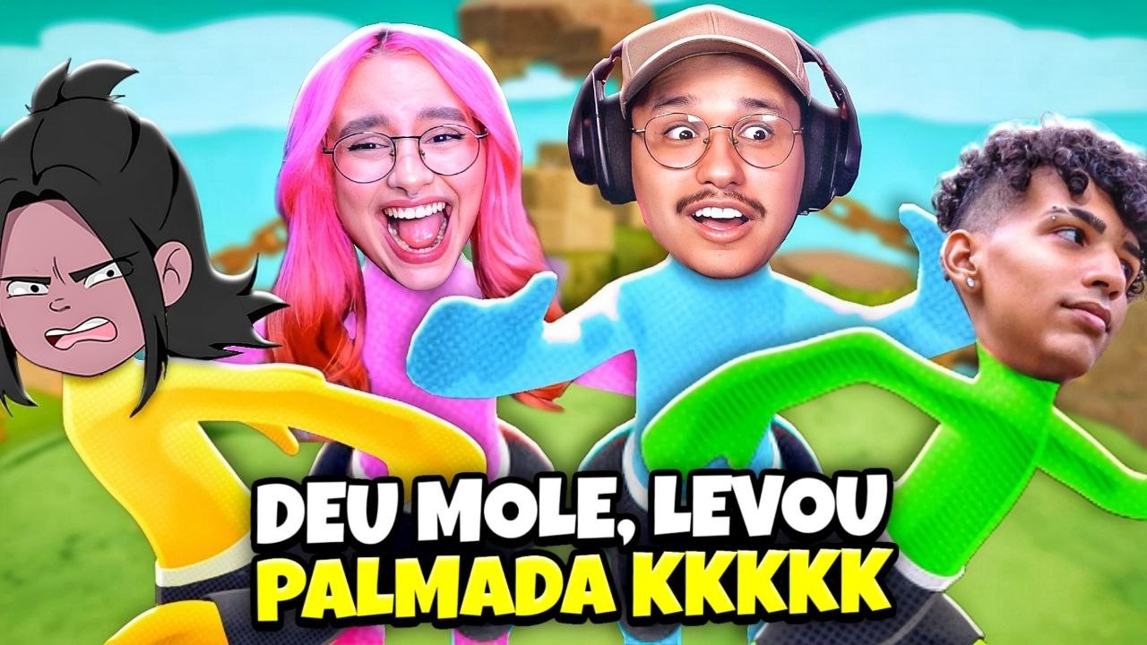 Dando palmadas nos amigos no spanky! kkkkkkk